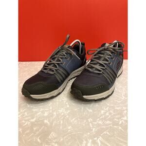Skechers Trail Blue & Gray All Terrain Sneakers, Men's Size 10.5/EUR 44